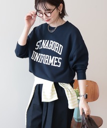 AMERICAN HOLIC | カレッジロゴ裏毛スウェット(スウェット)