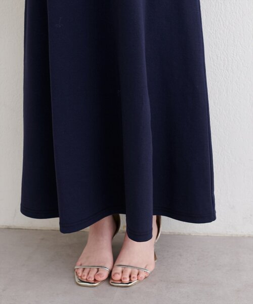 natural couture(ナチュラルクチュール)の「フレアポロカットソーワンピース(ワンピース・レディース・ピンクベージュ/ネイビー/チャコールグレー/グレー・FREE)」の15枚目の写真