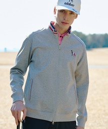 adabat（アダバット）の「【ADABAT NAVY】メランジポンチジップブルゾン（ブルゾン）」