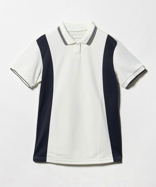 TaylorMade（テーラーメイド）の「【別注】＜TaylorMade×UNITED ARROWS＞ウィメンズ ショートスリーブ ポロシャツ（ポロシャツ・レディース・オフホワイト/ネイビー/ライトブルー・M/S/L）」の4枚目の写真