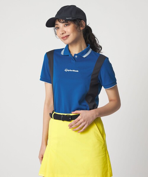 TaylorMade（テーラーメイド）の「【別注】＜TaylorMade×UNITED ARROWS＞ウィメンズ ショートスリーブ ポロシャツ（ポロシャツ・レディース・オフホワイト/ネイビー/ライトブルー・M/S/L）」の6枚目の写真
