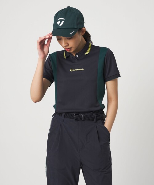 TaylorMade（テーラーメイド）の「【別注】＜TaylorMade×UNITED ARROWS＞ウィメンズ ショートスリーブ ポロシャツ（ポロシャツ・レディース・オフホワイト/ネイビー/ライトブルー・M/S/L）」の9枚目の写真