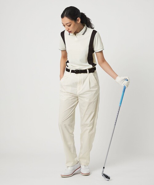 TaylorMade（テーラーメイド）の「【別注】＜TaylorMade×UNITED ARROWS＞ウィメンズ ショートスリーブ ポロシャツ（ポロシャツ・レディース・オフホワイト/ネイビー/ライトブルー・M/S/L）」の14枚目の写真