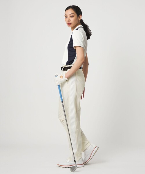 TaylorMade（テーラーメイド）の「【別注】＜TaylorMade×UNITED ARROWS＞ウィメンズ ショートスリーブ ポロシャツ（ポロシャツ・レディース・オフホワイト/ネイビー/ライトブルー・M/S/L）」の15枚目の写真