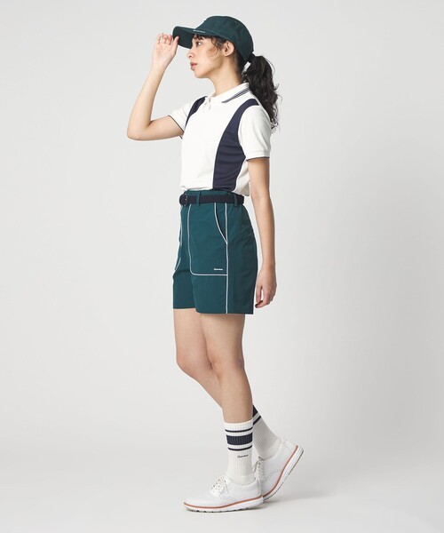 TaylorMade（テーラーメイド）の「【別注】＜TaylorMade×UNITED ARROWS＞ウィメンズ ショートスリーブ ポロシャツ（ポロシャツ・レディース・オフホワイト/ネイビー/ライトブルー・M/S/L）」の16枚目の写真