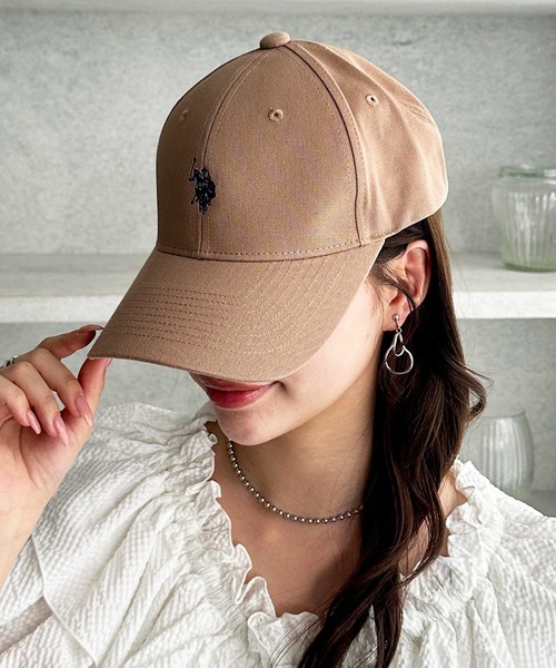 セール】GeeRA別注【U.S. POLO ASSN.】綿100％深つばベースボール
