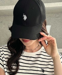 U.S. POLO ASSN.（ユーエスポロアッスン）の「GeeRA別注【U.S. POLO ASSN.】綿１００％深つばベースボールキャップ（キャップ）」