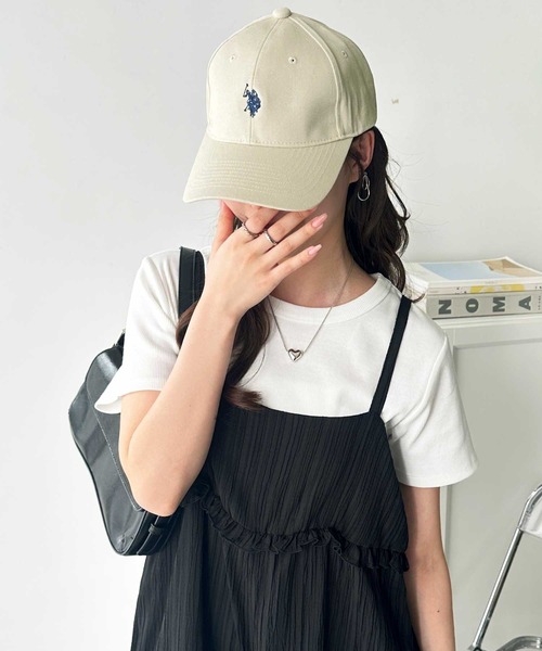 セール】GeeRA別注【U.S. POLO ASSN.】綿100％深つばベースボール