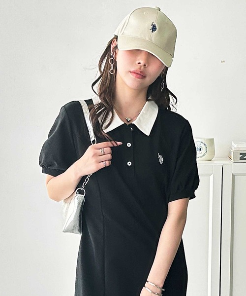 帽子 NYY LP712 セール】GeeRA別注【U.S. POLO ASSN.】綿100％深つばベースボール
