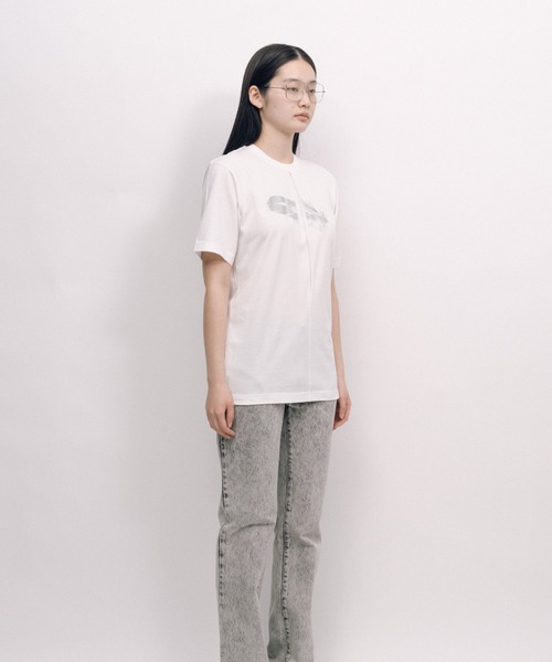 KEISUKEYOSHIDA(ケイスケヨシダ)の「Back Lining T-shirt(Tシャツ/カットソー・レディース・ブラック/ホワイト・M/L)」の5枚目の写真