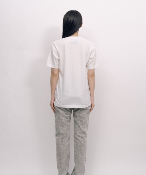 KEISUKEYOSHIDA(ケイスケヨシダ)の「Back Lining T-shirt(Tシャツ/カットソー・レディース・ブラック/ホワイト・M/L)」の6枚目の写真
