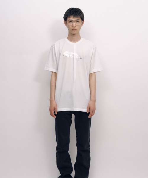 KEISUKEYOSHIDA(ケイスケヨシダ)の「Back Lining T-shirt(Tシャツ/カットソー・レディース・ブラック/ホワイト・M/L)」の8枚目の写真