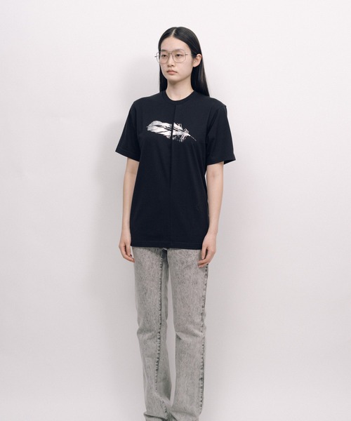 KEISUKEYOSHIDA(ケイスケヨシダ)の「Back Lining T-shirt(Tシャツ/カットソー・レディース・ブラック/ホワイト・M/L)」の14枚目の写真