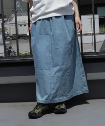 STRETCH DENIM LONG FLARE SKIRT|ストレッチデニムロングフレアスカート