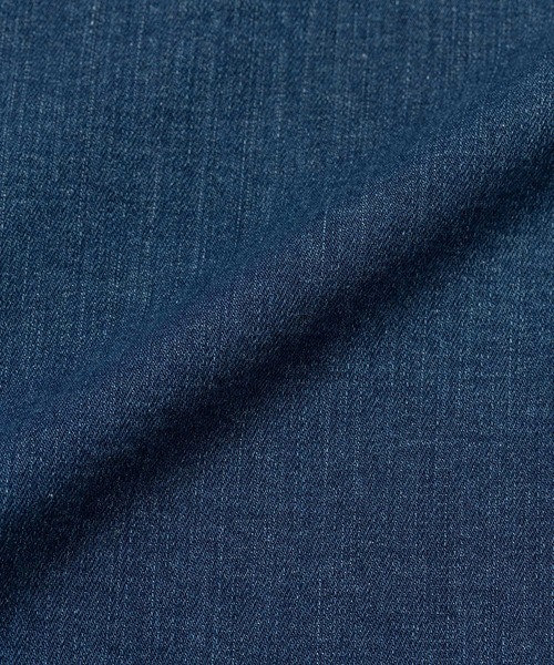 Gramicci（グラミチ）の「STRETCH DENIM LONG FLARE SKIRT｜ストレッチデニムロングフレアスカート（デニムスカート・レディース・ワンウォッシュ/ライトインディゴブルー/ダークインディゴブルー・XL/M/L/S）」の14枚目の写真