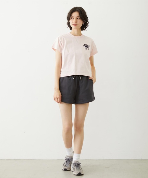 MILKFED.（ミルクフェド）の「RAW EDGE WAIST SWEAT SHORTS（スウェットパンツ・レディース・チャコール/アッシュ/ライトブルー・ONE SIZE）」の21枚目の写真
