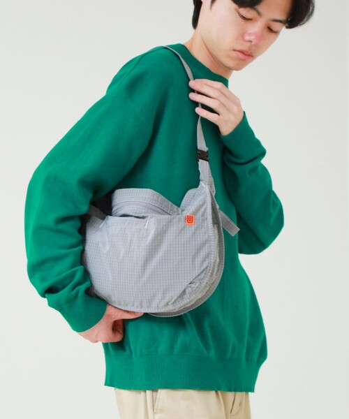 UNIVERSAL OVERALL(ユニバーサルオーバーオール)の「【UNIVERSAL OVERALL】Ripstop Apron Bag(ショルダーバッグ・メンズ・アイボリー/ブラック/オレンジ/ベージュ/グレー・FREE)」の20枚目の写真