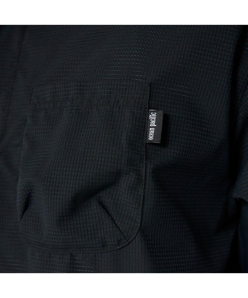 Ocean Pacific(オーシャンパシフィック)の「Ocean Pacific オーシャンパシフィック DotAir ドットエア 撥水 軽量 シャツ 半袖シャツ Tシャツ(Tシャツ/カットソー・メンズ・ブラック/ベージュ・LL/L/M)」の6枚目の写真