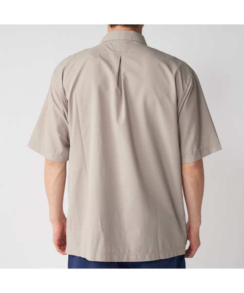 Ocean Pacific(オーシャンパシフィック)の「Ocean Pacific オーシャンパシフィック DotAir ドットエア 撥水 軽量 シャツ 半袖シャツ Tシャツ(Tシャツ/カットソー・メンズ・ブラック/ベージュ・LL/L/M)」の9枚目の写真