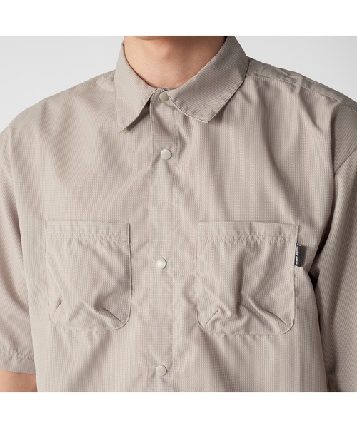 Ocean Pacific(オーシャンパシフィック)の「Ocean Pacific オーシャンパシフィック DotAir ドットエア 撥水 軽量 シャツ 半袖シャツ Tシャツ(Tシャツ/カットソー・メンズ・ブラック/ベージュ・LL/L/M)」の10枚目の写真