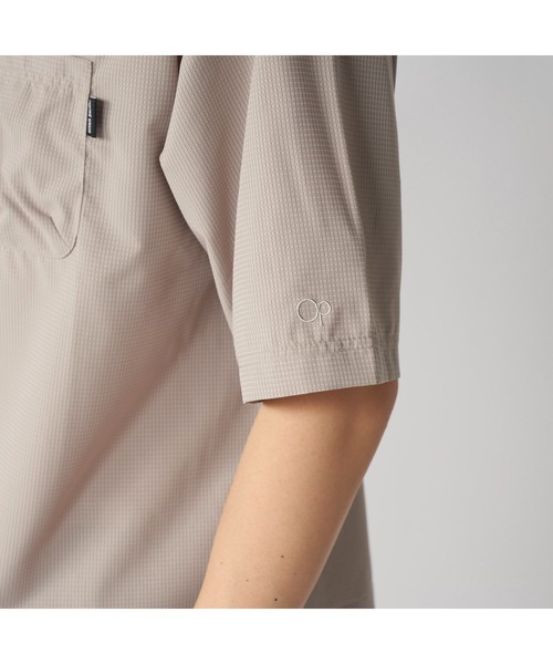 Ocean Pacific(オーシャンパシフィック)の「Ocean Pacific オーシャンパシフィック DotAir ドットエア 撥水 軽量 シャツ 半袖シャツ Tシャツ(Tシャツ/カットソー・メンズ・ブラック/ベージュ・LL/L/M)」の12枚目の写真