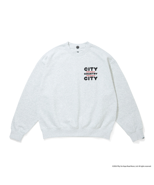 CITY COUNTRY CITY（シティーカントリーシティー）の「CCC x BOB MARLEY SWEATSHIRT LIVE!（スウェット・メンズ・ライトグレー・LARGE/MEDIUM）」の2枚目の写真