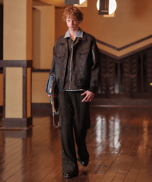 amok(アモク)の「LASER STITCH SHIRT(シャツ/ブラウス・メンズ・ブルー/ブラウン/ベージュ・L/M/S)」の8枚目の写真