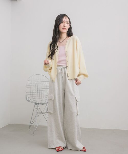 RETRO GIRL(レトロガール)の「カーゴスウェットパンツ(スウェットパンツ・レディース・ホワイト系その他/ライトグレー/ブラック・FREE)」の16枚目の写真