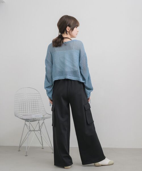 RETRO GIRL(レトロガール)の「カーゴスウェットPT(スウェットパンツ・レディース・ホワイト系その他/ライトグレー/ブラック・FREE)」の19枚目の写真