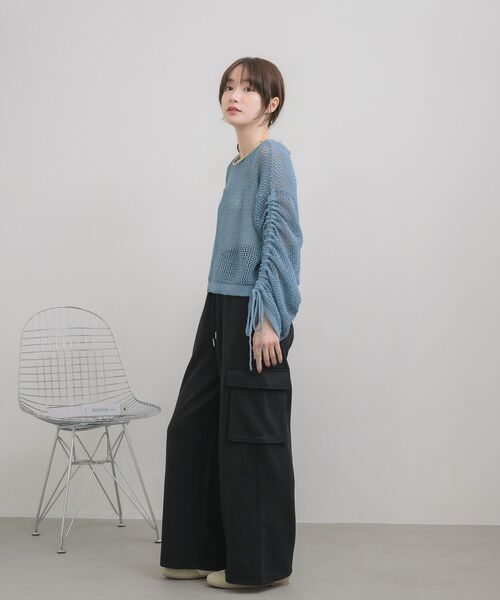 RETRO GIRL(レトロガール)の「カーゴスウェットPT(スウェットパンツ・レディース・ホワイト系その他/ライトグレー/ブラック・FREE)」の18枚目の写真