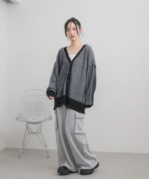 RETRO GIRL(レトロガール)の「カーゴスウェットPT(スウェットパンツ・レディース・ホワイト系その他/ライトグレー/ブラック・FREE)」の11枚目の写真