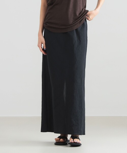 Demi-Luxe BEAMS(デミルクス ビームス)の「【7/24値下げ】コットンラミー バイアス スカート(スカート・レディース・チャコールグレー/ベージュ・36/38)」の9枚目の写真