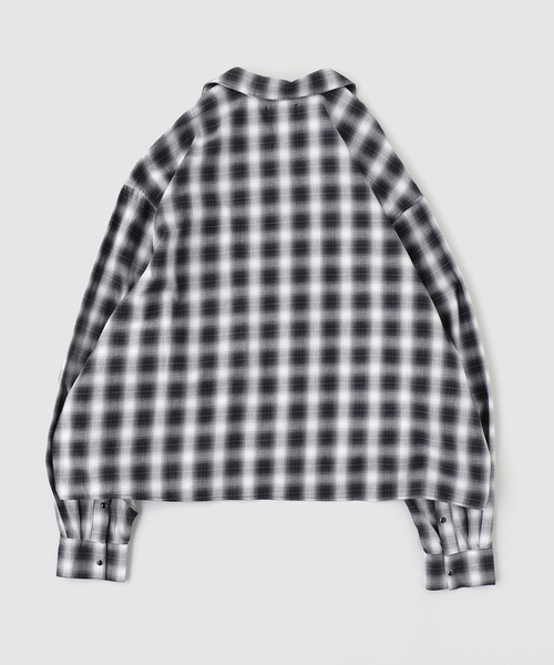 WISM(ウィズム)の「INTODUSK / イントゥダスク DISCIPLE PLAID SHIRT(シャツ/ブラウス・メンズ・ブラック/レッド・MEDIUM/SMALL)」の3枚目の写真