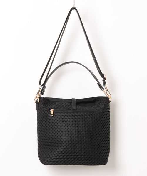 Bou Jeloud（ブージュルード）の「ドットメッシュショルダー（ショルダーバッグ・レディース・ブラック/オフホワイト・ONESIZE）」の11枚目の写真