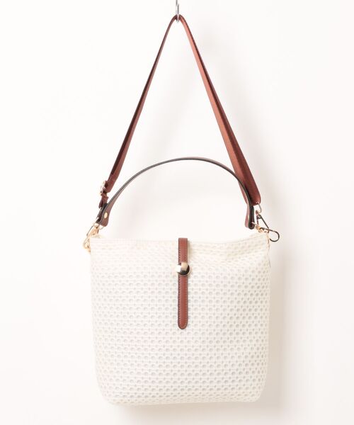 Bou Jeloud（ブージュルード）の「ドットメッシュショルダー（ショルダーバッグ・レディース・ブラック/オフホワイト・ONESIZE）」の16枚目の写真