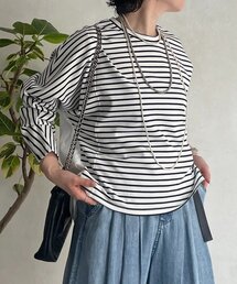 un dix cors | ポンチローマバック切り替えプルオーバー(Tシャツ/カットソー)