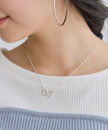 VIS（ビス）の「ダブルハートネックレス（ネックレス）」