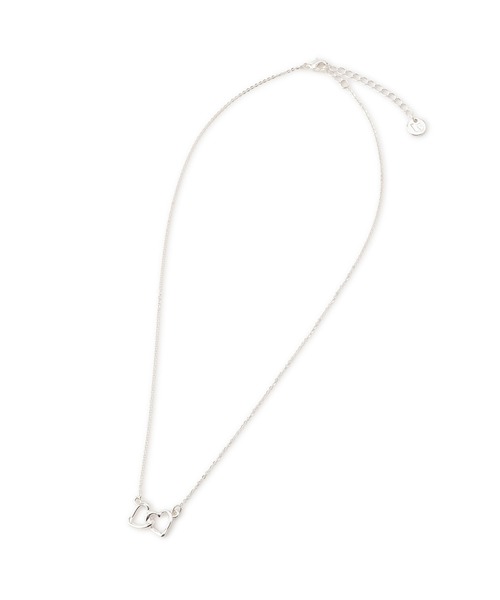 VIS（ビス）の「ダブルハートネックレス（ネックレス・レディース・シルバー/ゴールド・FREE）」の8枚目の写真