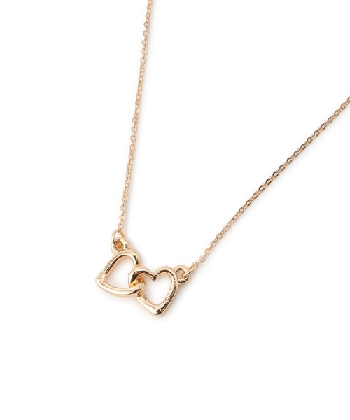 VIS（ビス）の「ダブルハートネックレス（ネックレス・レディース・シルバー/ゴールド・FREE）」の11枚目の写真