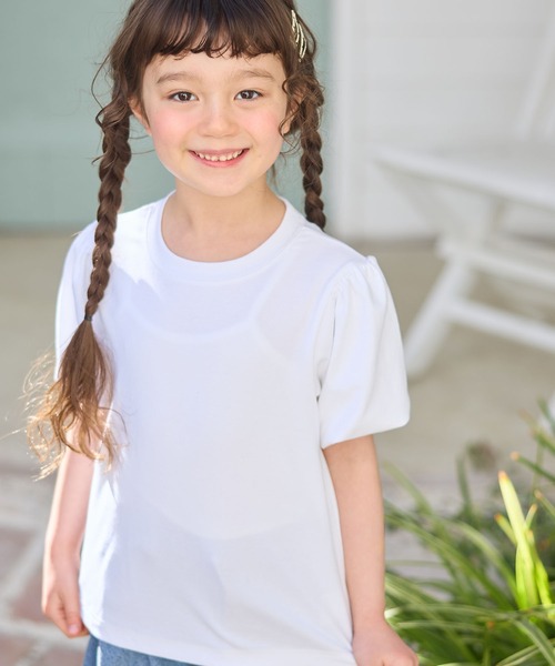 Piet（ピエット）の「ドットビスチェ＆パフスリーブトップス セット（Tシャツ/カットソー・キッズ・ホワイト/ブラック・110/100/130/120）」の17枚目の写真