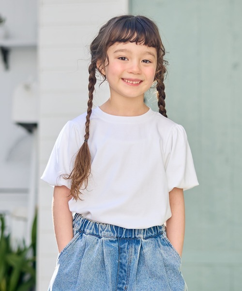 Piet（ピエット）の「ドットビスチェ＆パフスリーブトップス セット（Tシャツ/カットソー・キッズ・ホワイト/ブラック・110/100/130/120）」の21枚目の写真