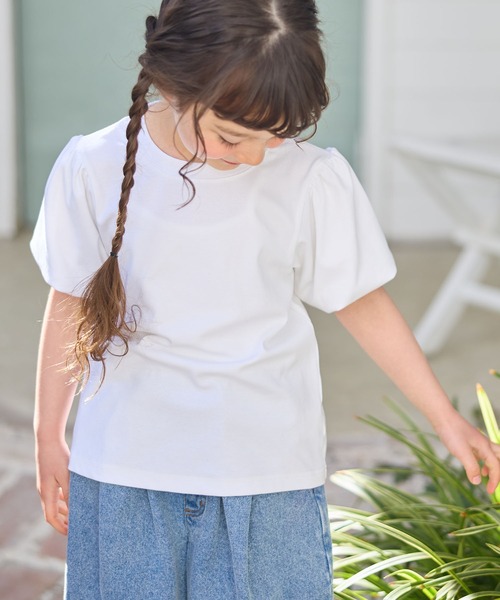 Piet（ピエット）の「ドットビスチェ＆パフスリーブトップス セット（Tシャツ/カットソー・キッズ・ホワイト/ブラック・110/100/130/120）」の18枚目の写真