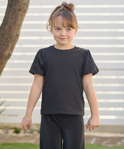 Piet（ピエット）の「ドットビスチェ＆パフスリーブトップス セット（Tシャツ/カットソー・キッズ・ホワイト/ブラック・110/100/130/120）」の11枚目の写真