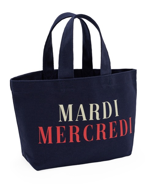Mardi Mercredi（マルディメクルディ）の「CANVAS TOTE BAG LA TYPO FRANCAISE / キャンバス トート バッグ ラ タイポ フランセーズ（トートバッグ・レディース・クリーム/レッド/ネイビー・FREE）」の17枚目の写真