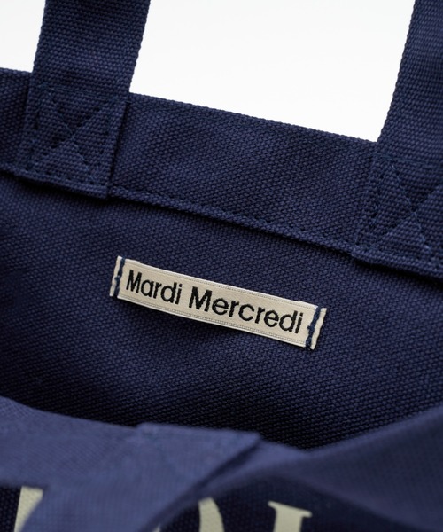 Mardi Mercredi（マルディメクルディ）の「CANVAS TOTE BAG LA TYPO FRANCAISE / キャンバス トート バッグ ラ タイポ フランセーズ（トートバッグ・レディース・クリーム/レッド/ネイビー・FREE）」の18枚目の写真