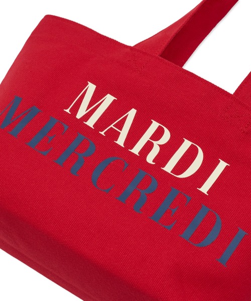 Mardi Mercredi（マルディメクルディ）の「CANVAS TOTE BAG LA TYPO FRANCAISE / キャンバス トート バッグ ラ タイポ フランセーズ（トートバッグ・レディース・クリーム/レッド/ネイビー・FREE）」の20枚目の写真