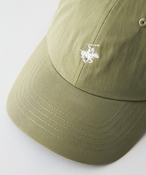 BEVERLY HILLS POLO CLUB（ビバリーヒルズポロクラブ）の「【BEVERLY HILLS POLO CLUB/ビバリーヒルズポロクラブ】【前後ロゴ刺繍で魅せる】ウォッシュツイルキャップ 綿ナイロン 製品洗い加工 定番（キャップ・メンズ・カーキ/ブラック/ベージュ/オフホワイト・FREE）」の13枚目の写真