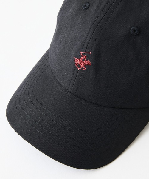 BEVERLY HILLS POLO CLUB（ビバリーヒルズポロクラブ）の「【BEVERLY HILLS POLO CLUB/ビバリーヒルズポロクラブ】【前後ロゴ刺繍で魅せる】ウォッシュツイルキャップ 綿ナイロン 製品洗い加工 定番（キャップ・メンズ・カーキ/ブラック/ベージュ/オフホワイト・FREE）」の11枚目の写真
