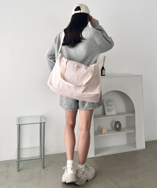wears(ウェアーズ)の「キルティングトラベルボストンバッグ(ボストンバッグ・レディース・ホワイト/ピンク/ブラック・FREE)」の22枚目の写真