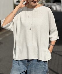 BEARDSLEY（ビアズリー）の「半袖サラッとプルオーバー（ニット/セーター）」